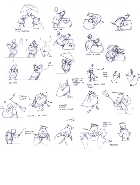 ANIMATION PROCESS | THUMBNAILING | STORYBOARDING